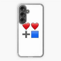 Due cuori + Uno Blue Box Custodia morbida Samsung Galaxy