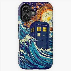 The great kanagawa wave and the blue box iPhone Tough Case