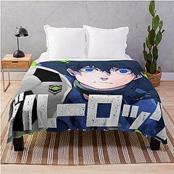 Blue Lock Blanket - Blue Lock Isagi Yoichi Throw Blanket
