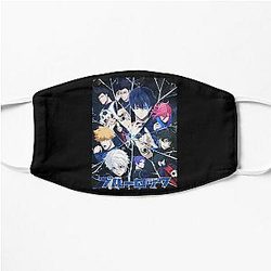 Blue Lock Máscaras de rosto - Blue Lock Máscara plana de Anime