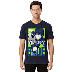 Iconic Blue Lock Symbol NTAN2601 Blue Lock T-Shirts