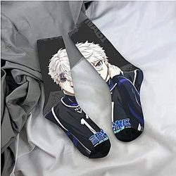 Male Men PTTT1007  Blue Lock Socks