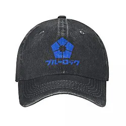 Denim Logo PTTT610  Blue Lock Hats & Caps