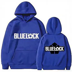 Signature Logo PTTT610  Blue Lock Hoodies