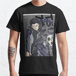 Blue Lock T-Shirts - Blue Lock Tsurugi Zantetsu Classic T-Shirt