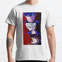 Blue Lock T-Shirts - Blue Lock Yoichi Isagi Bachira Meguru Seishiro Nagi Classic T-Shirt