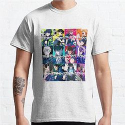 Blue Lock T-Shirts - Blue Lock Soccer All Cover Of Manga Classic T-Shirt