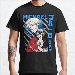 Blue Lock T-Shirts - Michael Kaiser Blue Lock Classic T-Shirt