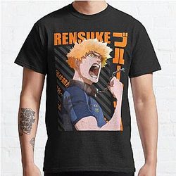 Blue Lock T-Shirts - Blue Lock Rensuke Kunigami Classic T-Shirt