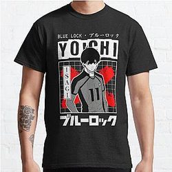 Blue Lock T-Shirts - Blue Lock Yoichi Isagi Manga Classic T-Shirt