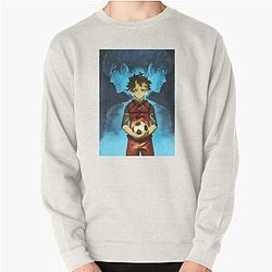 Blue Lock Camisas de suor Blue Lock Isagi Yoichi Pullover Sweatshirt