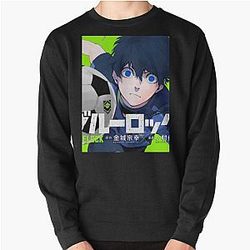 Blue Lock Sweatshirts - Blue Lock Isagi Yoichi Pullover Sweatshirt