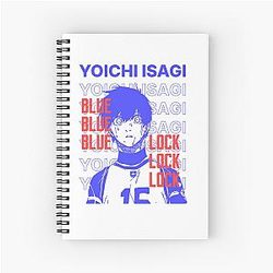 Blue Lock Notebook - Yoichi Isagi Spiral Notebook