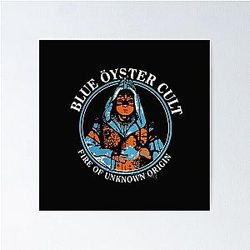blue oyster cult band rock Poster