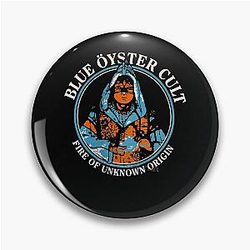 blue oyster cult band rock Pin