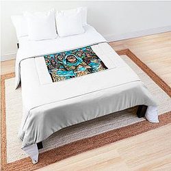 Best Seller Music Hard Rock Blue Oyster Blues Rock Cult Band Taurus07 Trending Music Popular Heavy Metal International Comforter