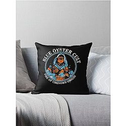 blue oyster cult band rock Throw Pillow