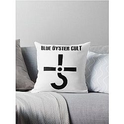 blue oyster cult Throw Pillow