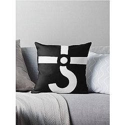 logo band rock blue oyster cult 90art Throw Pillow