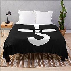 Logo band rock blue oyster cult art essential t shirt Throw Blanket