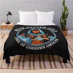 Blue Oyster Cult Band Rock Throw Blanket