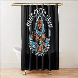 blue oyster cult band rock Shower Curtain