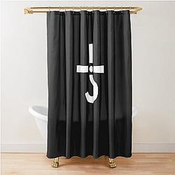logo band rock blue oyster cult 90art Essential T-Shirt Shower Curtain