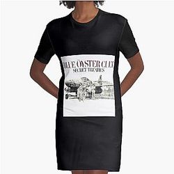 Music Blue Oyster Cult Band Logo Graphic T-Shirt Dress