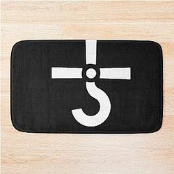 Logo band rock blue oyster cult art essential t shirt Bath Mat