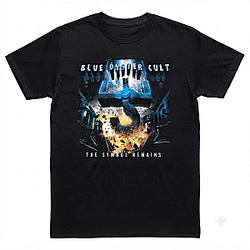 The Symbol Remains LA1607 Blue Öyster Cult T-Shirts