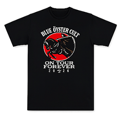On Tour Forever 2026 Variant LA1607 Blue Öyster Cult T-Shirts