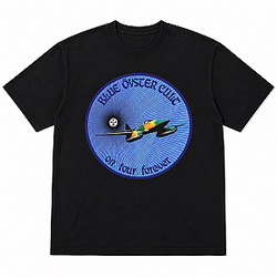 On Tour Forever Airplane Blue LA3007 Blue Öyster Cult T-Shirts