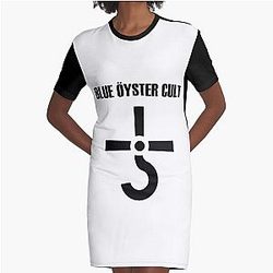 blue oyster cult Graphic T-Shirt Dress