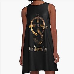 Blue oyster cult black back A-Line Dress
