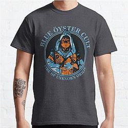 Blue Oyster Cult BOC Fire Of Unknown Origin Vintage Retro art Classic T-Shirt