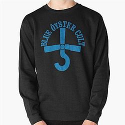 blue oyster cult band rock blue oyster cult blue oyster cult blue oyster cult slayer band motley cru Pullover Sweatshirt
