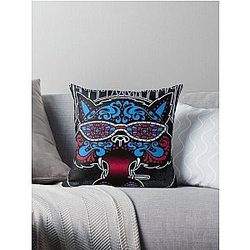 blues traveler cat Essential Throw Pillow