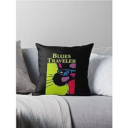 BLUES TRAVELER Throw Pillow