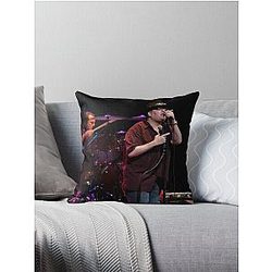 John Popper - Blues Traveler Throw Pillow