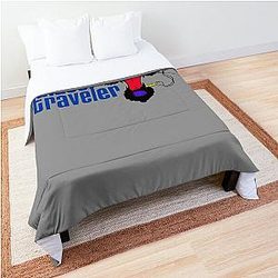 SMOKER CAT BLUES TRAVELER  Comforter
