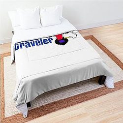 SMOKER CAT BLUES TRAVELER Comforter