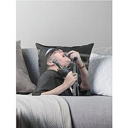 Blues Traveler - John Popper - Photograph Throw Pillow