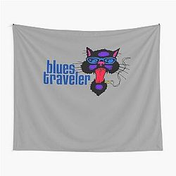 SMOKER CAT BLUES TRAVELER  Tapestry