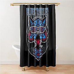 blues traveler cat Essential Shower Curtain