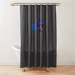 SMOKER CAT BLUES TRAVELER Classic T-Shirt Shower Curtain
