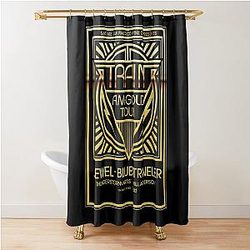 Gold Tour AM Train jewel blues traveler  Shower Curtain