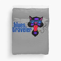 SMOKER CAT BLUES TRAVELER  Duvet Cover