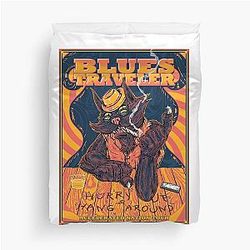 BLUES TRAVELER that makes a big Essential Duvet Cover