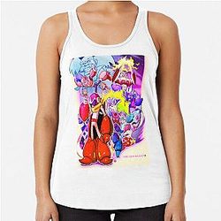 MegaMan 3 - Blues Traveler Racerback Tank Top