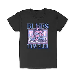 Meditate Womens DTNk1505 Blues Traveler T-Shirts